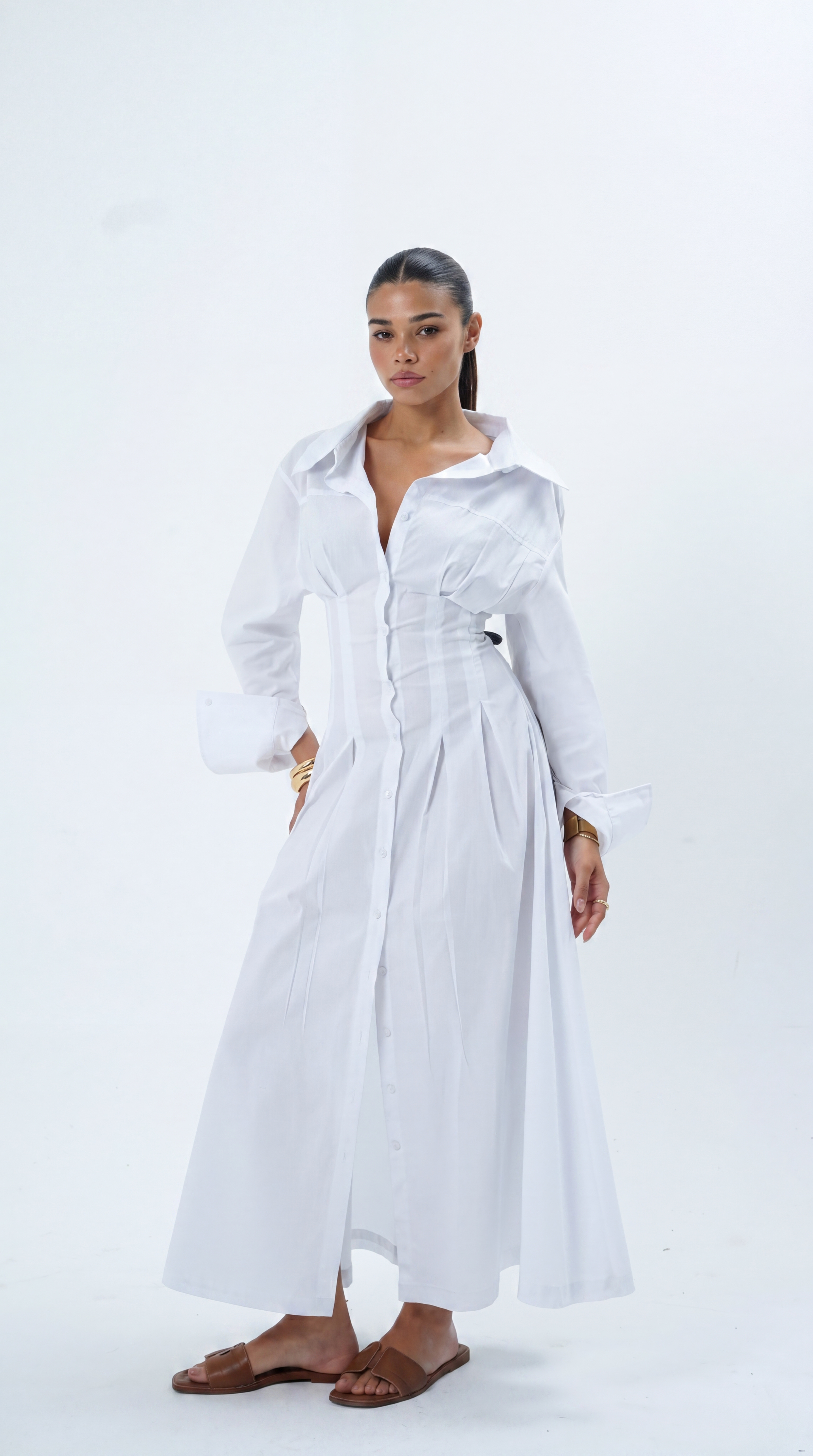 Belle Corset Midi Dress