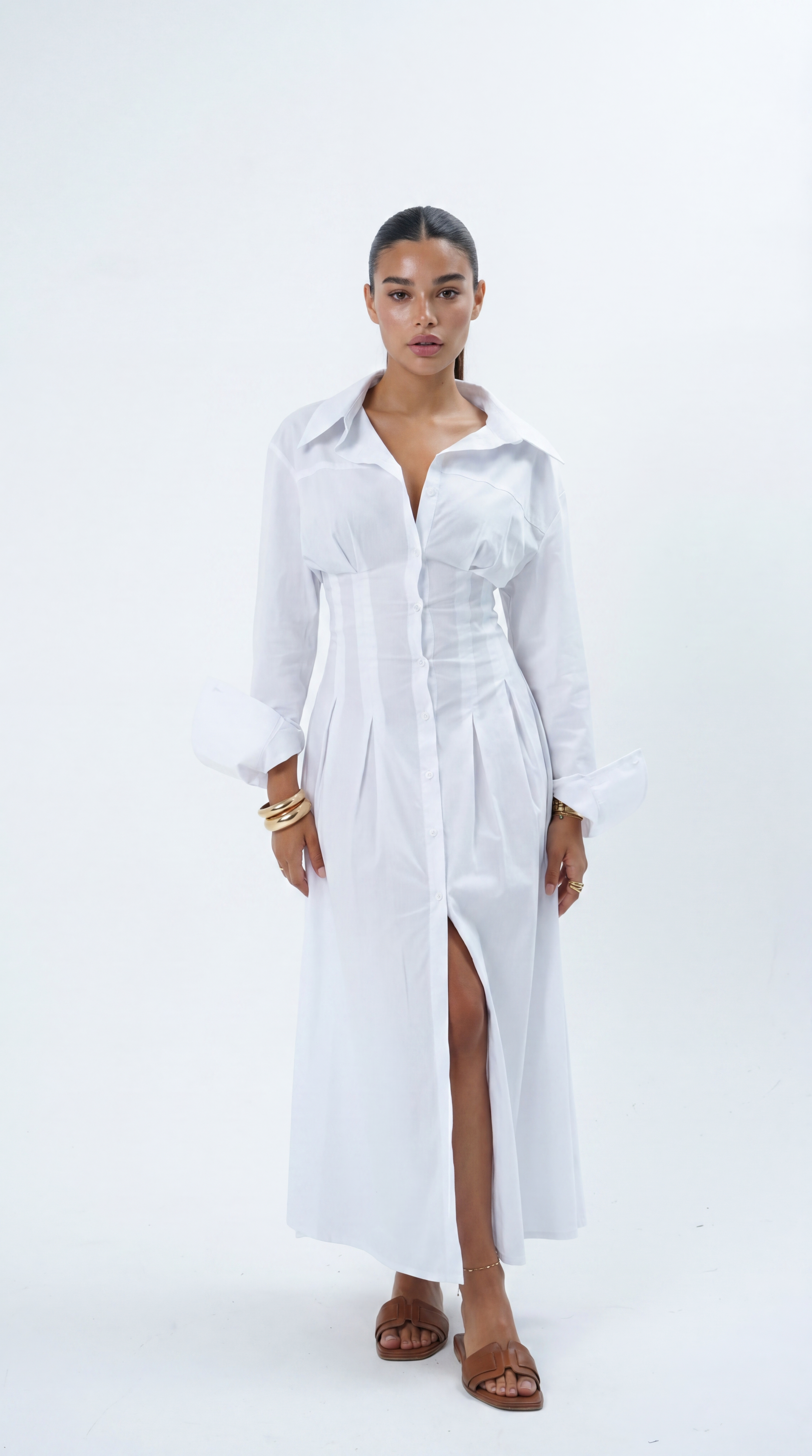 Belle Corset Midi Dress